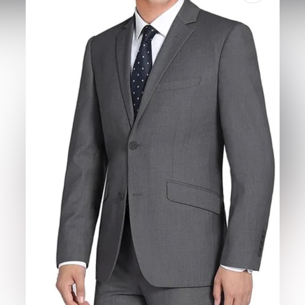 Alessandro Vitello by Renoir Slim Fit CHARCOAL GREY Suit Jacket 202-1